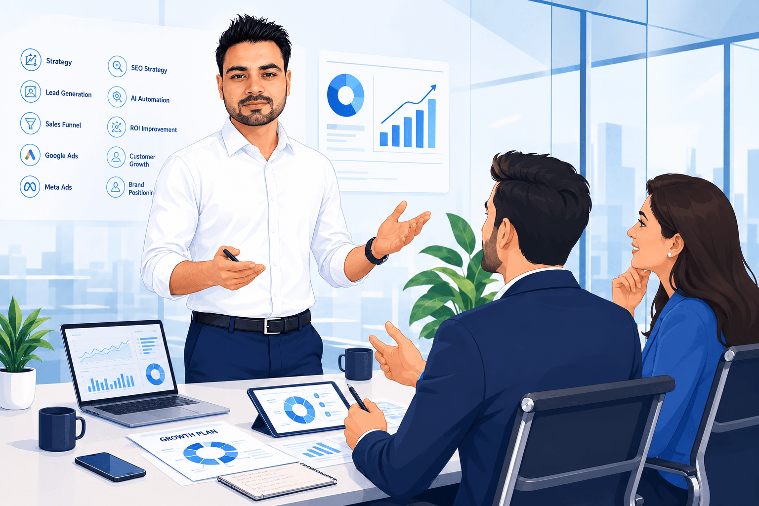 In-person business consultation in the Tricity